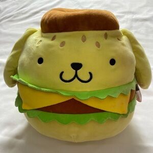Squishmallow Pompompurin Sanrio Hamburger Dog